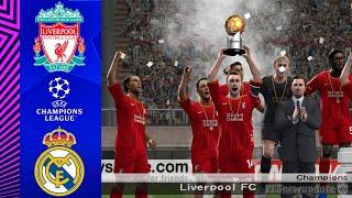 PES 2008 PS2 Liverpool vs Real Madrid  UEFA Champions League Final 2022
