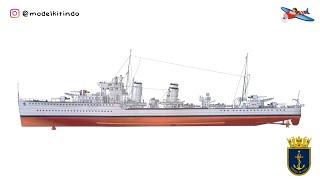 Kapal Destroyer Chili era Perang Dunia II  - Serrano Class dari masa ke masa