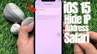 iOS 15 How to Hide IP Address in Safari