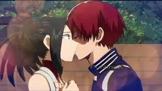 Todomomo Kiss Behind the Scenes BTS  Todoroki Shoto x Yaoyorozu Momo  My Het Academia