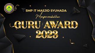 Guru Award 2023 SMP IT MASJID SYUHADA