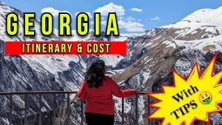 GEORGIA ITINERARY & COST  Day wise Plan on MAP  710 Days  India to Georgia Travel Guide 2024