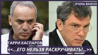 Прослушка  Каспаров - Немцов  Навальный - опасное существо