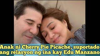 Anak ni Cherry Pie Picache suportado ang relasyon ng ina kay Edu Manzano.