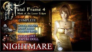 Fatal Frame 4 Mask of the Lunar Eclipse PC - Nightmare 100% Ghosts Dolls Files & Upgrades