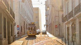 Lisbon  Portugal - Tram 28 - The Citys Most Famous Tram Line - 4K