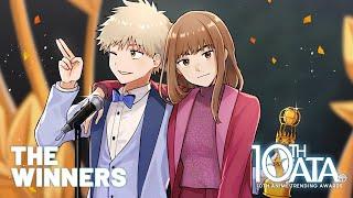 Winners of the 10th Anime Trending Awards