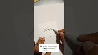 tanda tangan simple #signature #tandatangan #हस्ताक्षर #simplesignature #autograph #shortsvideo