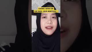 CHANNEL KAYAK GINI GAK BAKAL LOLOS MONETISASI #shorts