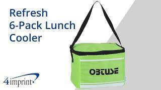 Refresh 6 Pack Lunch Cooler - Custom Lunch Cooler by 4imprint Canada