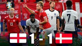 INGLATERRA vs DINAMARCA 1-1  EUROCOPA 2024  Análisis del Partido