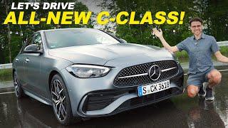 All-new Mercedes-Benz C-Class W206 driving REVIEW With comparison S206 Estate T-Modell 2022