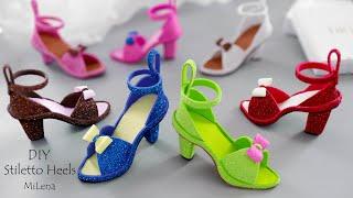  СТИЛЬНЫЕ ТУФЕЛЬКИ НА КАБЛУКЕ  STYLISH  SHOES out of FOAM 