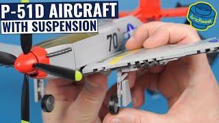 Suspension for Aircraft? P-51D with Great Stand - Quan Guan 100278  Speed Build Review