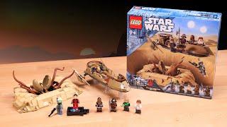 LEGO Star Wars Desert Skiff & Sarlacc Pit REVIEW  Set 75396