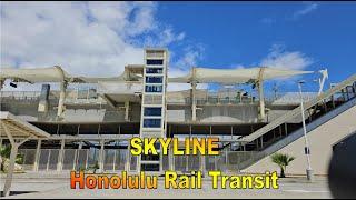 4K Skyline - Honolulu Rail Transit on 5824 in Honolulu Oahu Hawaii