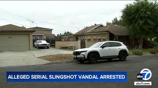 81-year-old serial slingshot shooter arrested for vandalism in Azusa
