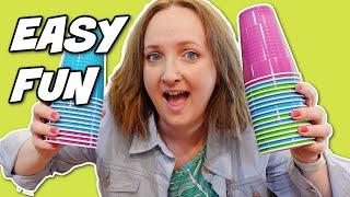 10 EASY INDOOR Games With CUPS  GAMES For ALL AGES