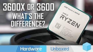 AMD Ryzen 5 3600 vs. 3600X Is The X Worth It?