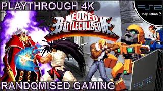 NeoGeo Battle Coliseum - PlayStation 2 - Intro & Playthrough true final boss Goodman SNK 4K60
