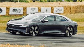 FULL SEND THE STIG Drives 1150hp LUCID AIR at Goodwood Festival of Speed