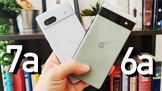 PIXEL 6a VS PIXEL 7a comparativa de la referencia de GAMA MEDIA