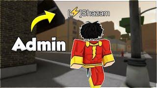 Getting SHAZAM ADMIN in Roblox Da Hood